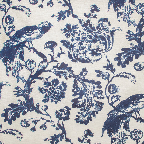9 x 9 inch Fabric Swatch - Home Decor Fabric - wide width - Global Chic - Keiko Blue