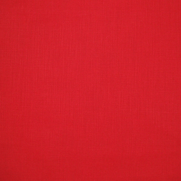 Tissu décor maison - Les essentiels - Canevas de coton - Rouge