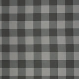 Home Decor Fabric - Urban loft - Buffalo plaid - Charcoal