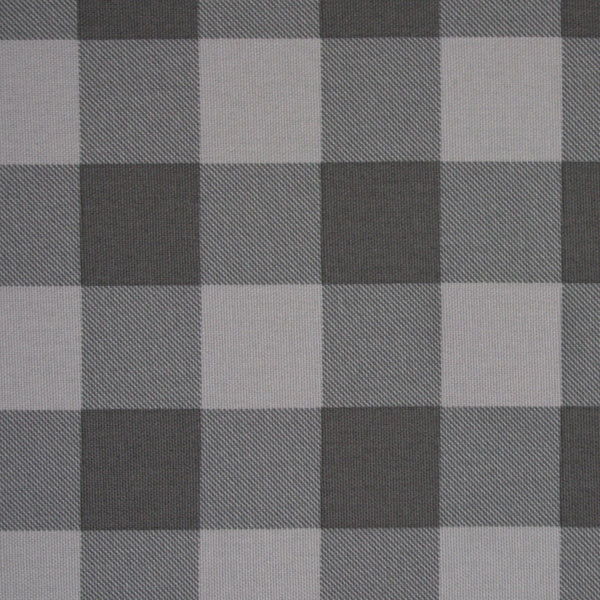Home Decor Fabric - Urban loft - Buffalo plaid - Charcoal
