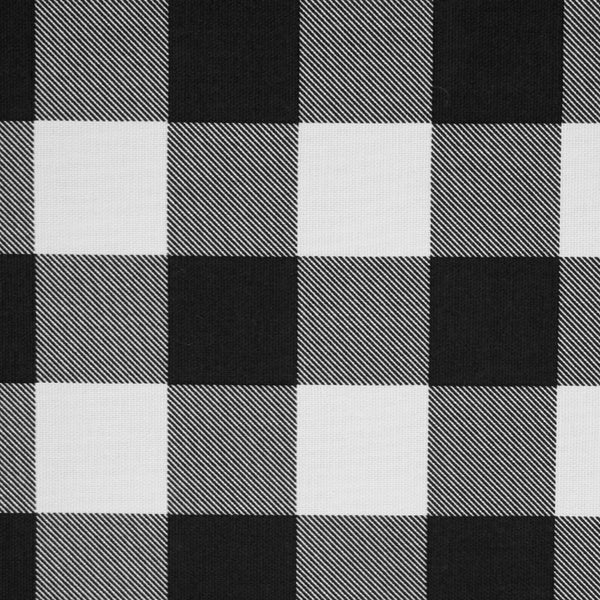 Home Decor Fabric - Urban loft - Buffalo plaid - Black/White