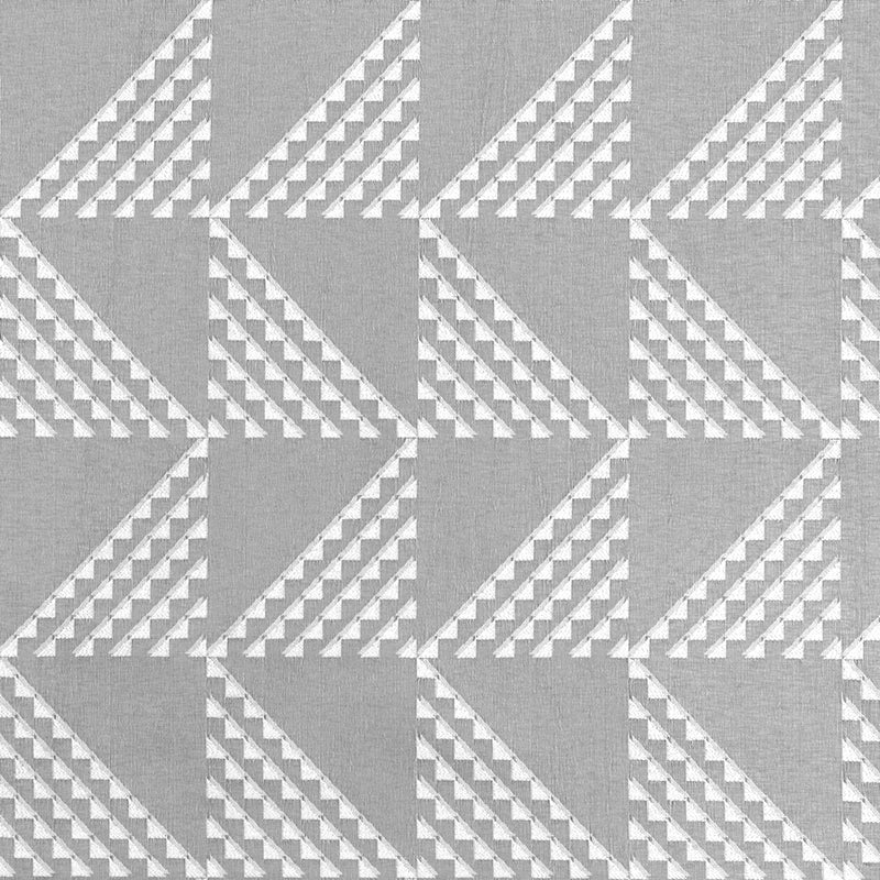 9 x 9 inch Home Decor Fabric Swatch - Home Decor Fabric - Stapleton - Samar II - Silver