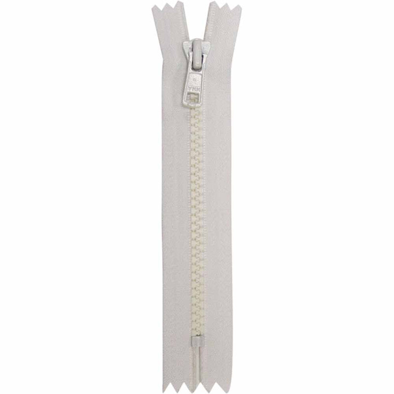 COSTUMAKERS Fermeture à glissière pour les vêtements de sport à bout fermé 18cm (7 po) - blanc - 1763