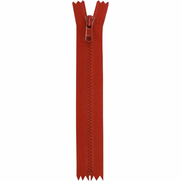 COSTUMAKERS Fermeture à glissière pour les vêtements de sport à bout fermé 18cm (7 po) - rouge vif - 1763
