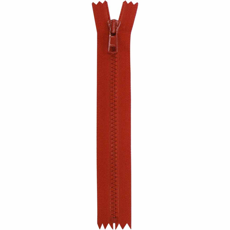 COSTUMAKERS Fermeture à glissière pour les vêtements de sport à bout fermé 18cm (7 po) - rouge vif - 1763