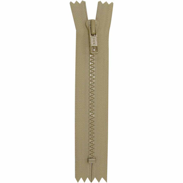 COSTUMAKERS Fermeture à glissière pour les vêtements de sport à bout fermé 18cm (7 po) - beige clair - 1763
