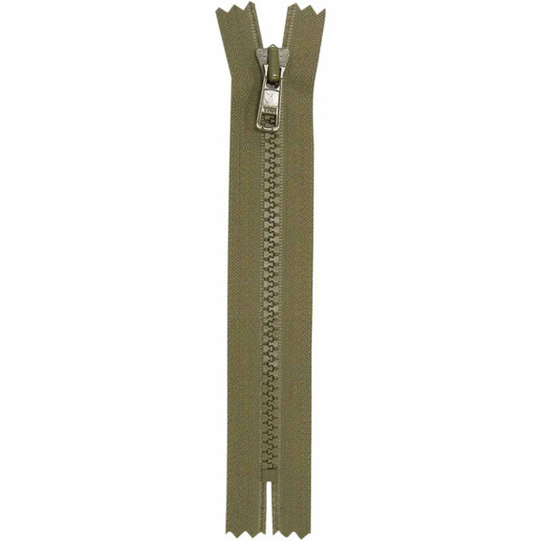 COSTUMAKERS Activewear Closed End Zipper 18cm (7") - Khaki - 1763