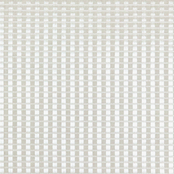 9 x 9 po échantillon de tissu - Tissu décor maison - Glamour - Carreaux celeste - Argent