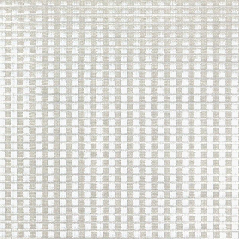 9 x 9 inch Home Decor Fabric Swatch - Home Decor Fabric - Stapleton - Celeste check - Silver