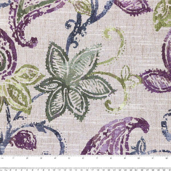 Home Decor Fabric - Bohemian Chic - Caliope - Purple