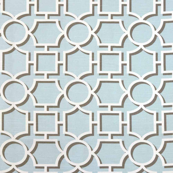 9 x 9 po échantillon de tissu - Tissu décor maison - Robert Allen - Vreeland - Aqua