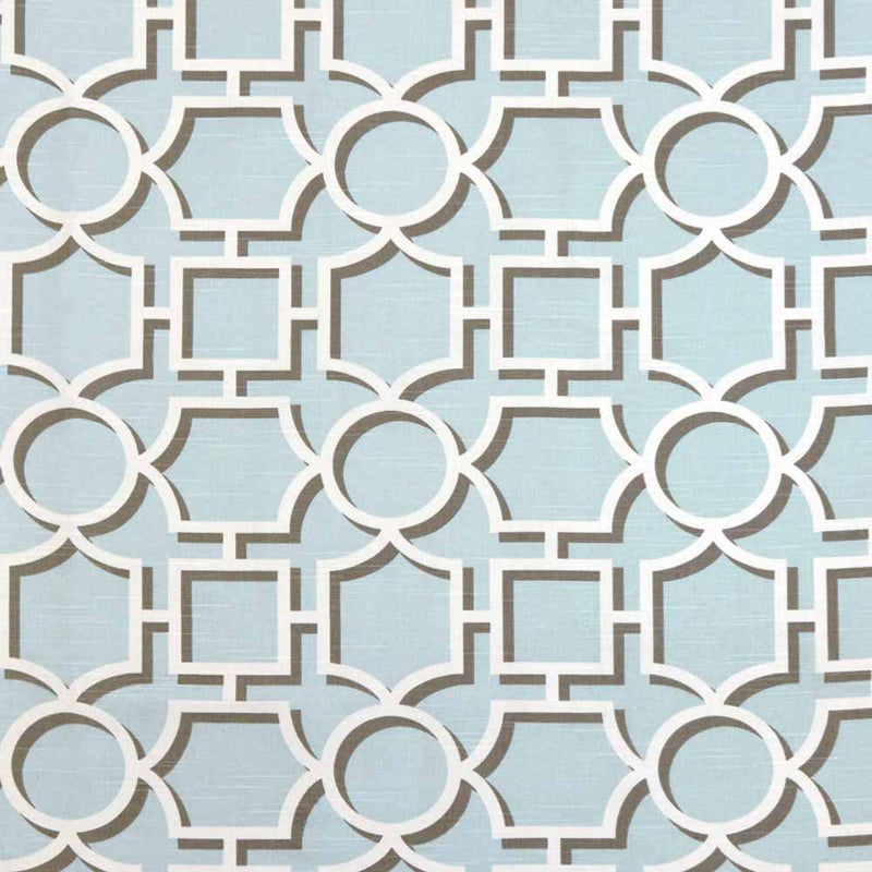 9 x 9 inch Home Decor Fabric Swatch - Home Decor Fabric - Robert Allen - Vreeland - Aqua tint