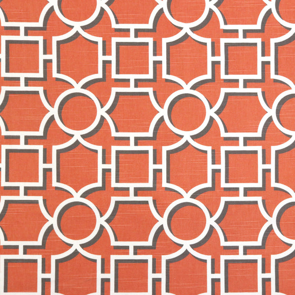 9 x 9 inch Home Decor Fabric Swatch - Home Decor Fabric - Robert Allen - Vreeland - Persimmon