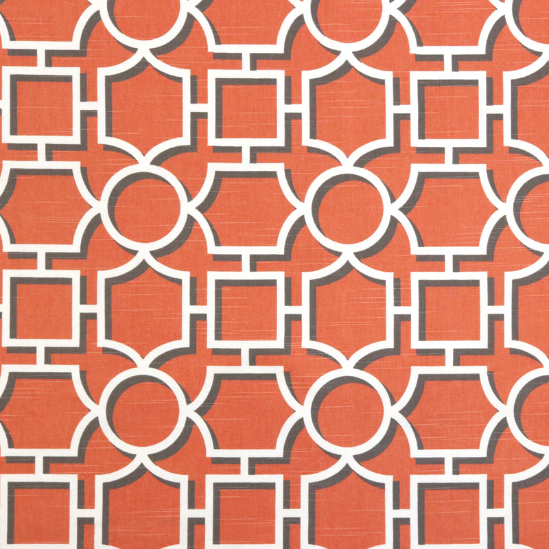 9 x 9 inch Home Decor Fabric Swatch - Home Decor Fabric - Robert Allen - Vreeland - Persimmon