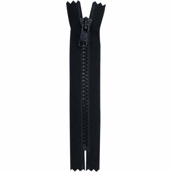 COSTUMAKERS Fermeture à glissière pour les vêtements de sport à bout fermé 35cm (14 po) - noir - 1763