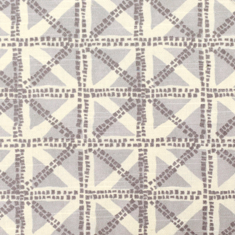 9 x 9 po échantillon de tissu - Tissu décor maison - Waverly - Squared away Gris