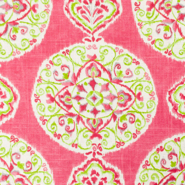 9 x 9 po échantillon de tissu - Tissu décor maison - PK Studio - Mirage medallion Rose