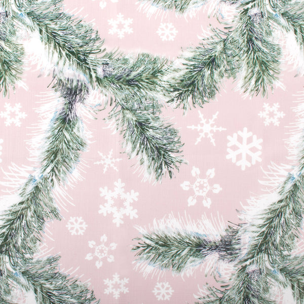 Home Decor Fabric - Christmas Prints - Angelica Blush