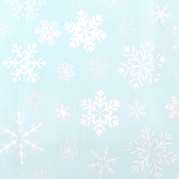 Home Decor Fabric - Christmas Prints - Angel Aqua