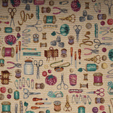 Home Decor Fabric - Couture - Notions Cream