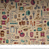 Home Decor Fabric - Couture - Notions Cream