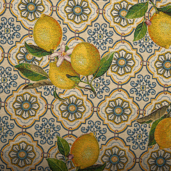 Tissu décor maison - Cuccina - Citron II Jaune
