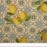 9 x 9 inch Home Decor Fabric - Cuccina - Lemon II Yellow