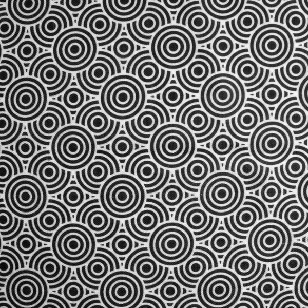 9 x 9 inch Home Decor Fabric Swatch - Global Chic - Okinawa - Black