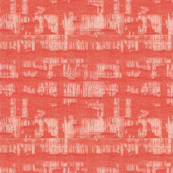 9 x 9 inch Home Decor Fabric Swatch - Vision - Jacquards Cohiba Coral