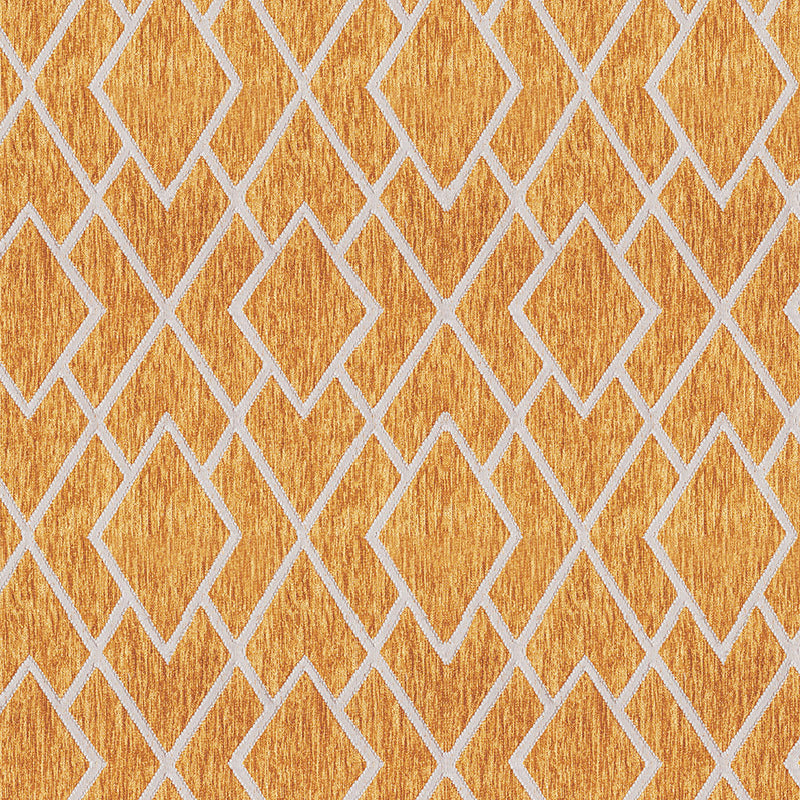 Tissu décor maison - Vision - Jacquards Diamond Orange