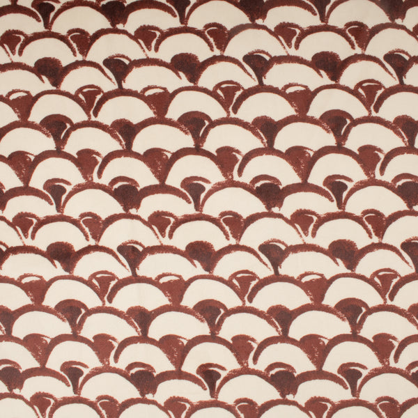 Home Decor Fabric - Asia - Printed Velvet Yasuko Spice