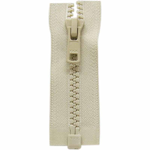 COSTUMAKERS Activewear One Way Separating Zipper 30cm (12") - Natural - 1764