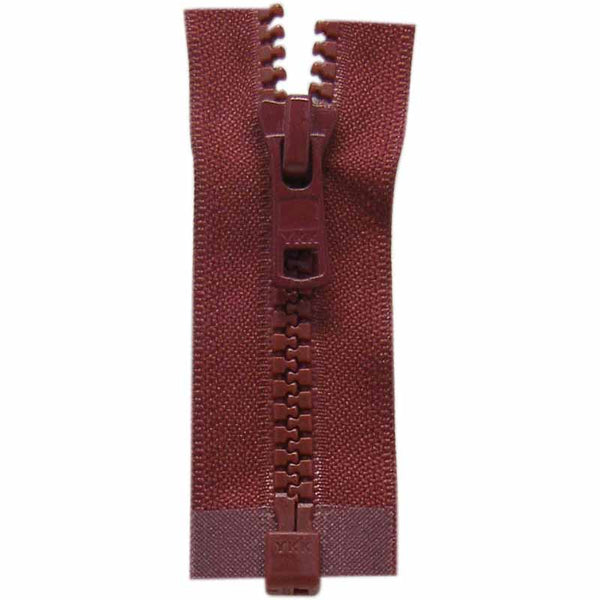 COSTUMAKERS Activewear One Way Separating Zipper 35cm (14") - Bordeaux - 1764