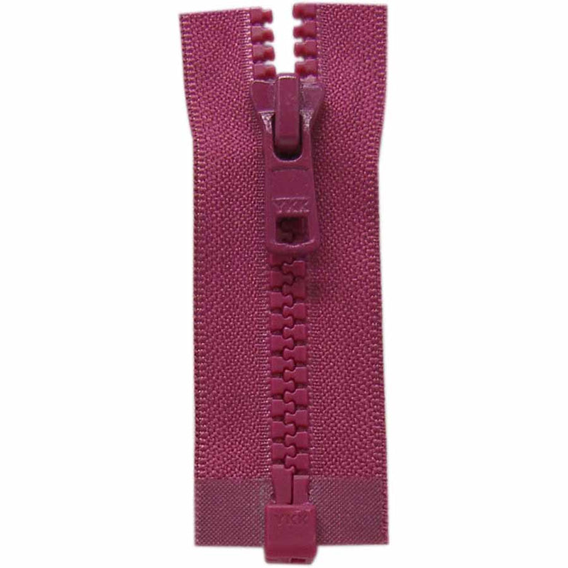 COSTUMAKERS Fermeture à glissière pour les vêtements de sport séparable à un sens 35cm (14 po) - magenta - 1764