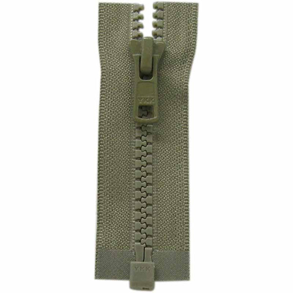 COSTUMAKERS Activewear One Way Separating Zipper 35cm (14") - Khaki - 1764