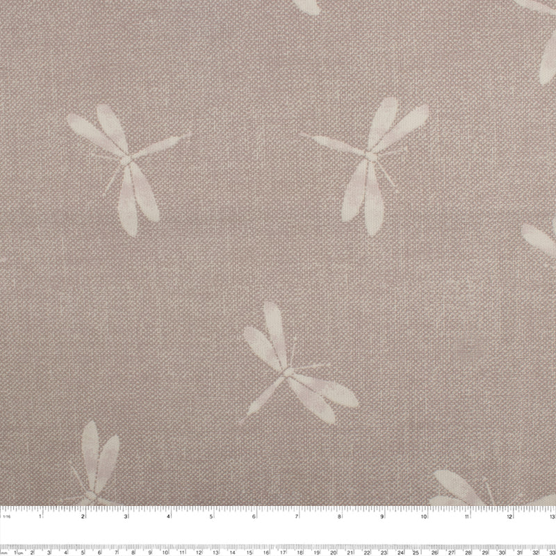 Home Decor Fabric - European Print - Dragonfly Heather