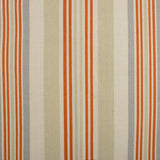 Tissu décor maison - Imprimé Européen - Rayure Orange