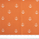 Home Decor Fabric - European Print - Anchor Orange