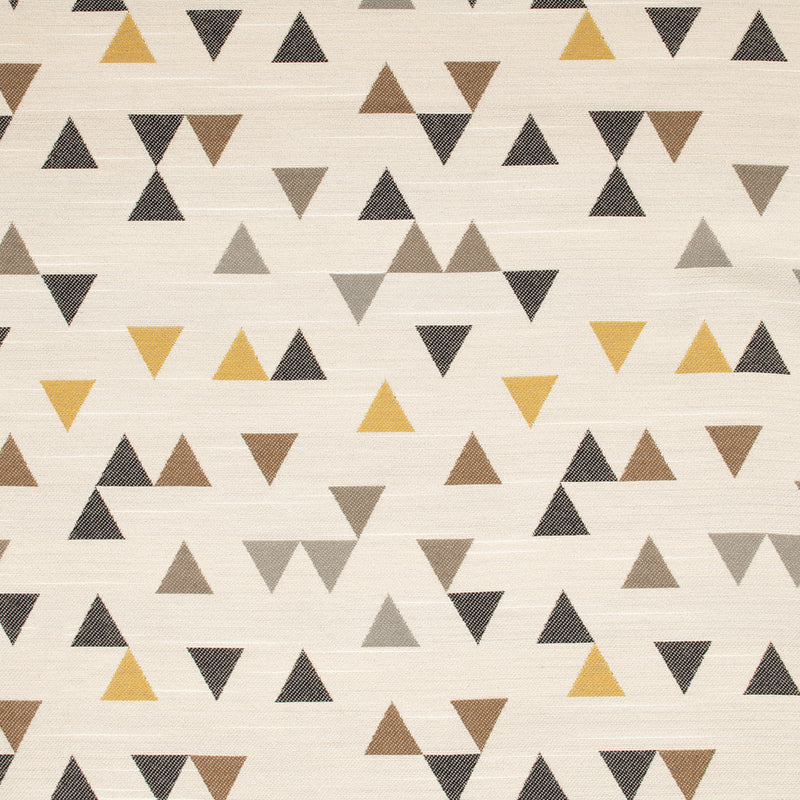 Tissu décor maison - Aura - Triangle Brun