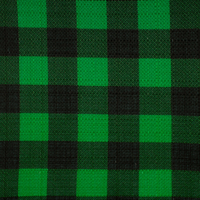 Home Decor Fabric - Vintage Christmas - Buffalo Plaid Green