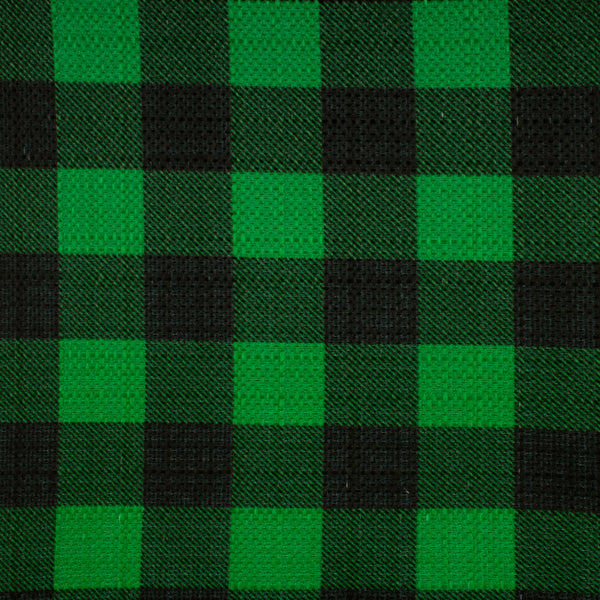 Green And Black Tartan Fabric