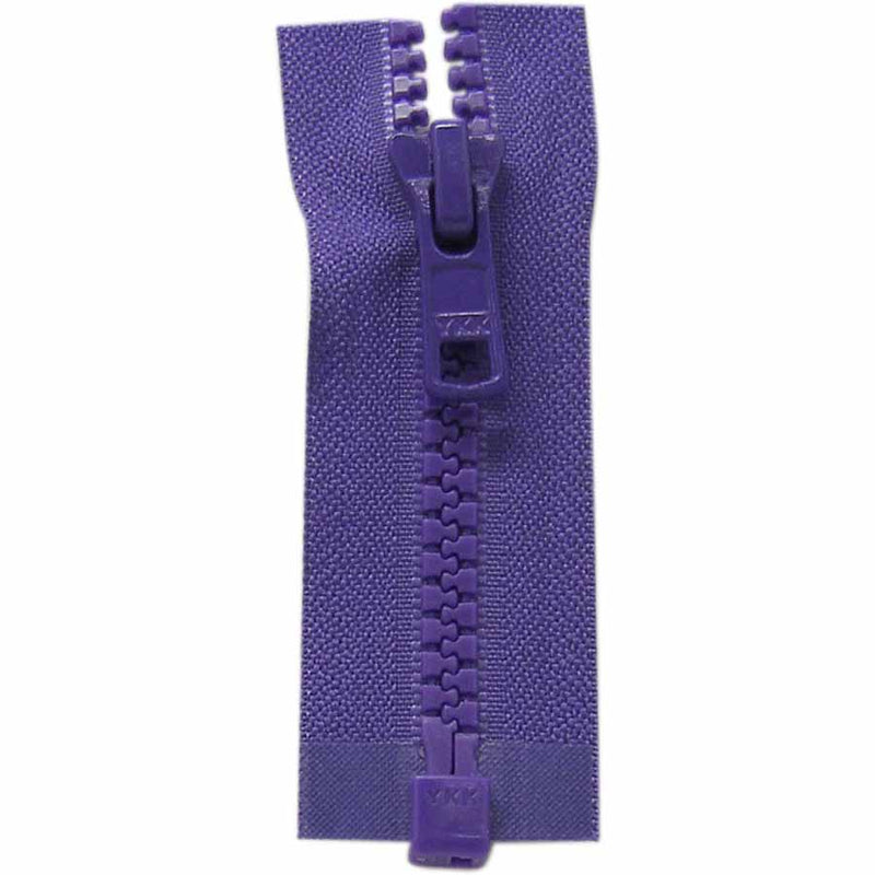 COSTUMAKERS Fermeture à glissière pour les vêtements de sport séparable à un sens 50cm (20 po) - violet - 1764