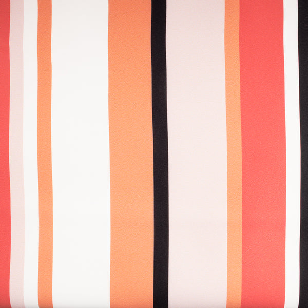 Home Decor Fabric - Petite Coccinelle - Stripe - Coral