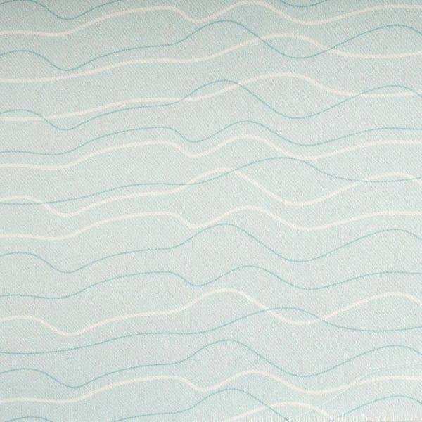 9 x 9 inch Home Decor Fabric Swatch - Nautica - Wave - Aqua