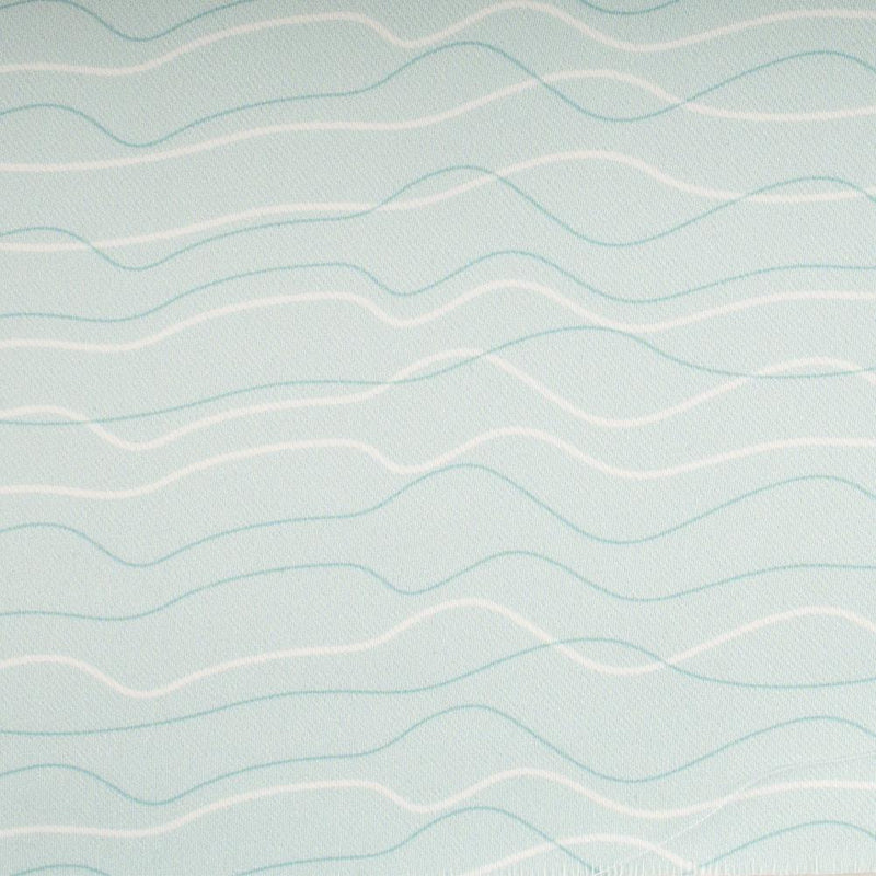 9 x 9 inch Home Decor Fabric Swatch - Nautica - Wave - Aqua