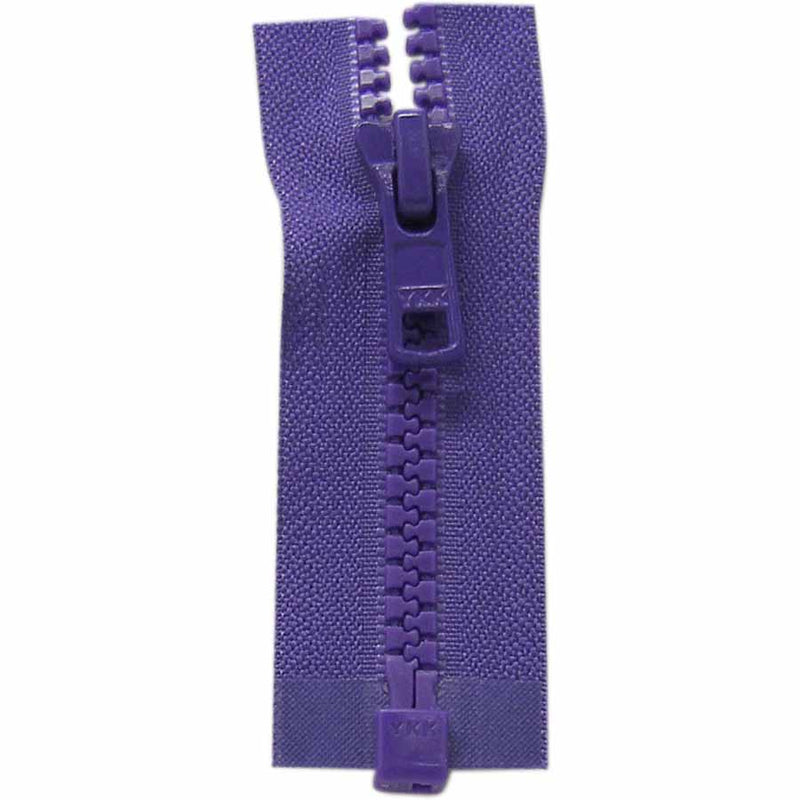 COSTUMAKERS Activewear One Way Separating Zipper 55cm (22") - Purple - 1764