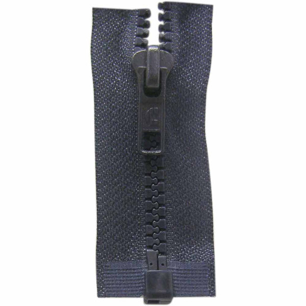 Ohio Travel Bag-Zippers-#5 Vislon, Black, 22 YKK Separating Jacket Zipper,  Plastic, #5VF-22-BLK-$2.60
