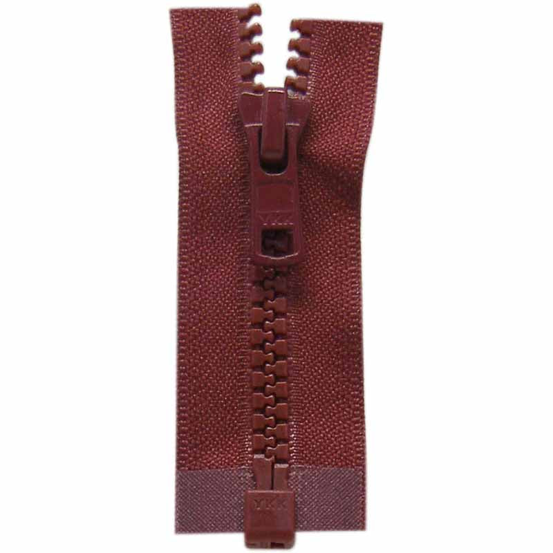 COSTUMAKERS Activewear One Way Separating Zipper 70cm (28") - Bordeaux - 1764