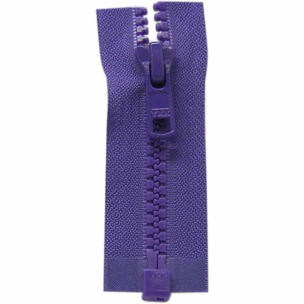 COSTUMAKERS Fermeture à glissière pour les vêtements de sport séparable à un sens 75cm (30 po) - violet - 1764