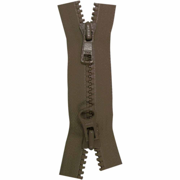 COSTUMAKERS Activewear Two Way Separating Zipper 65cm (26") - Sept. Brown - 1765